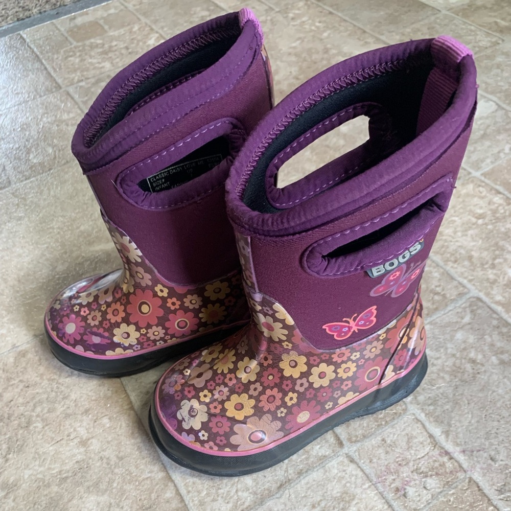 Purple Girls Bogs Boots